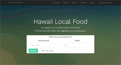 Desktop Screenshot of hawaiilocalfood.com